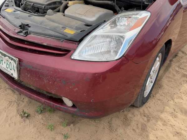 2004-2009 Toyota Prius Front Bumper Cover Assembly Oem Fog Lamps Salsa Red 3Q3 — photo 2