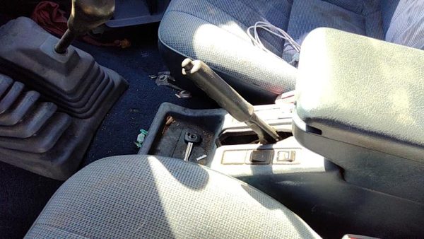 90-95 Nissan Pathfinder Parking Brake Handle Assembly Oem Emergency Ebrake — photo 3