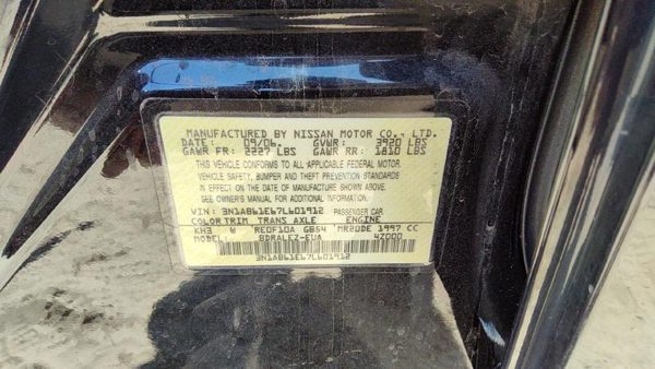 07-09 Nissan Sentra Wiring Harness For Engine Oem 2.0L — photo 4