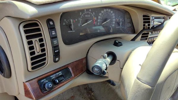 1999-05 Buick Park Ave Trim Bezel Around Speedometer Oem Dash Surround Panel Tan — photo 1
