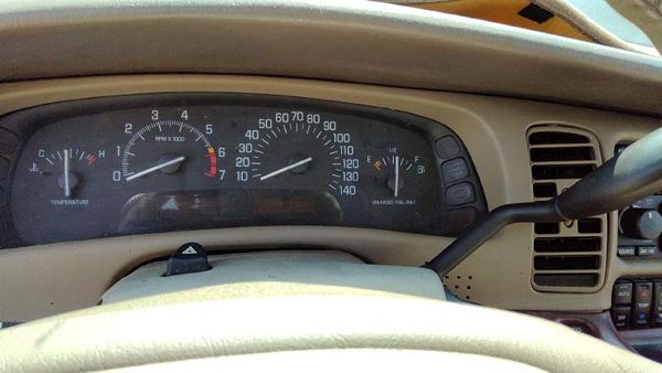 1999-05 Buick Park Ave Trim Bezel Around Speedometer Oem Dash Surround Panel Tan — photo 3
