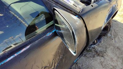 1987-1992 Chevy Camaro Passenger Right Side Power Mirror Door Mounted Oem Black