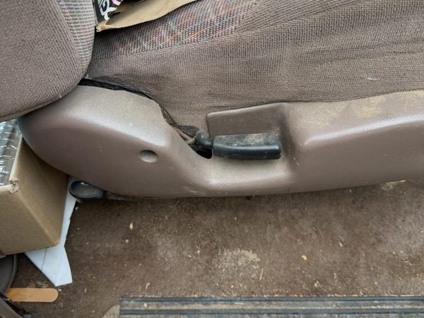 92-97 F250 Passenger Right Side Power Seat Switch With Trim Panel Oem Brown Rk — photo 4