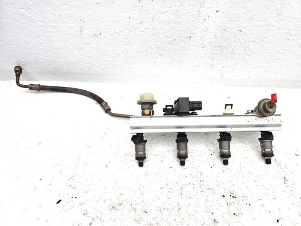 96-00 Hx Coupe Complete Fuel Rail With Injectors Set Loaded Oem 1.6L Vtec-E — photo 1