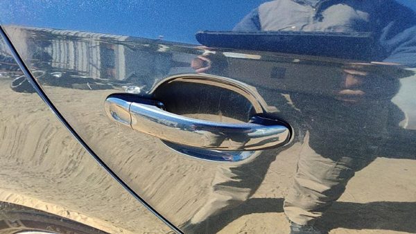 05-14 Vw Jetta Passenger Right Rear Outside Door Handle Oem Back Blue — photo 2