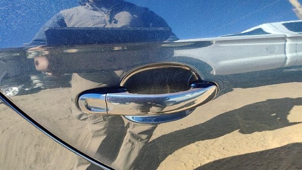 05-14 Vw Jetta Passenger Right Rear Outside Door Handle Oem Back Blue — photo 4