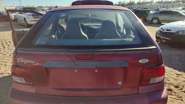 1997 Ford Aspire Trunk/decklid/hatch/tailgate E5 Red F4BZ6140110A — photo 1