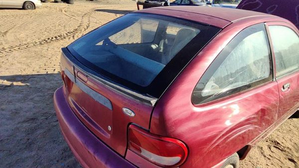 1997 Ford Aspire Trunk/decklid/hatch/tailgate E5 Red F4BZ6140110A — photo 2