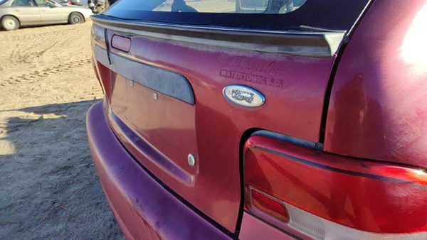 1997 Ford Aspire Trunk/decklid/hatch/tailgate E5 Red F4BZ6140110A — photo 5