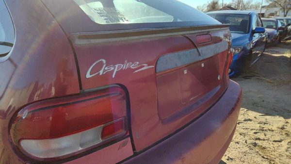 1997 Ford Aspire Trunk/decklid/hatch/tailgate E5 Red F4BZ6140110A — photo 7