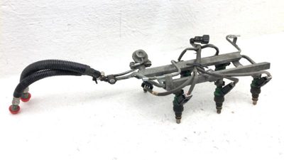1987-1991 Dodge Caravan Complete Fuel Rail With Injectors Set Loaded Oem 3.0L