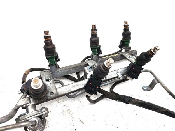 1987-1991 Dodge Caravan Complete Fuel Rail With Injectors Set Loaded Oem 3.0L — photo 18