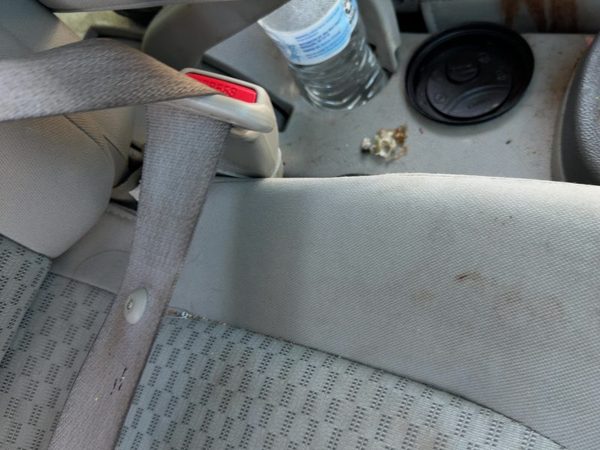 06-11 Hhr Passenger Right Front Seat Belt Buckle Receiver Oem Bucket Gray 14B — photo 5