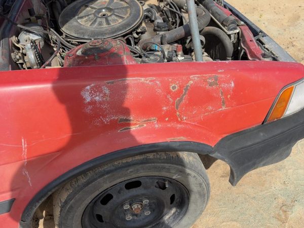 1987-1988 Toyota Fx Passenger Right Front Fender Oem Red 5380102011 — photo 2