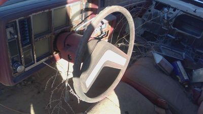 1978 Buick Regal Steering Wheel Red