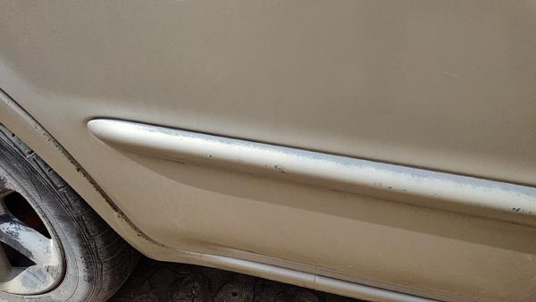 00-01 Maxima Passenger Right Rear Moulding From Door Oem Back Trim Strip Gold — photo 5