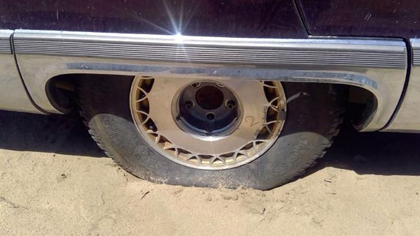 1993 Cadillac Fleetwood Quarter Panel Moulding RH Maroon — photo 2