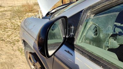 2005-2007 Dodge Caravan Driver Left Side Power Mirror Door Mounted Oem