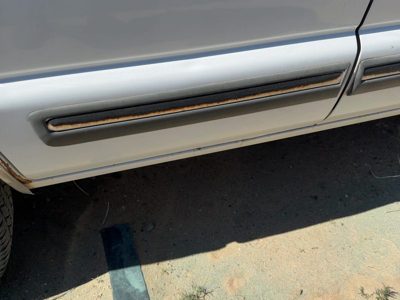 98-01 S10 Blazer Passenger Right Rear Moulding From Door Oem Back Trim Strip