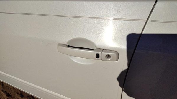 2007-2013 Nissan Altima Driver Left Front Outside Door Handle Oem White Qx3 — photo 2