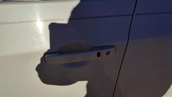 2007-2013 Nissan Altima Driver Left Front Outside Door Handle Oem White Qx3 — photo 4