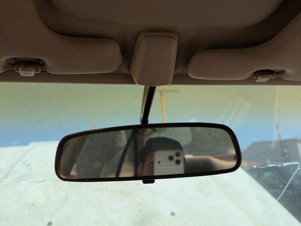 1988-1989 Honda Accord Lx Inside Rear View Mirror Oem Windshield Mounted — photo 3