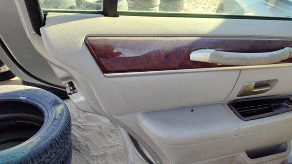 2003 Lincoln Town Car Driver Left Rear Door Trim Panel With Switches Back Gray — photo 2