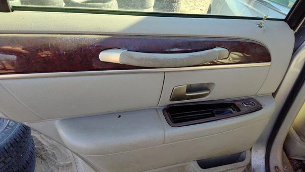 2003 Lincoln Town Car Driver Left Rear Door Trim Panel With Switches Back Gray — photo 4
