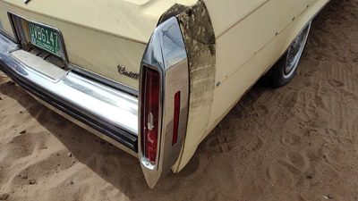 1980-1984 Cadillac Deville Passenger Right Tail Light Housing Chrome Oem Rear