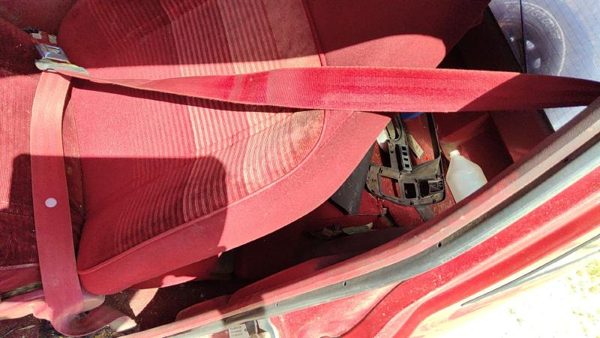 1990 Ford Bronco 2 Driver Left Front Seat Belt Retractor Oem Shoulder Red — photo 1