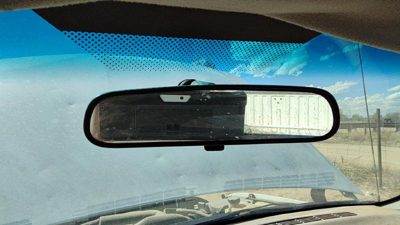 1999-2000 Chevy Silverado 1500 Inside Rear View Mirror Oem Windshield Mounted