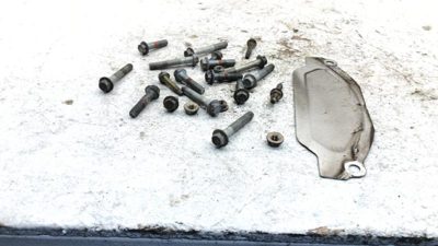 1997-2004 Ford F250 5.4L At Transmission Spacer Plate With Bolts Oem F65e6a373gc