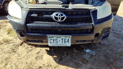 2011 Toyota RAV4 Front Bumper Assy. Rav-4 202 Black Rebar Only