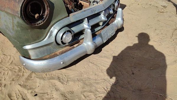 1953-1954 Chevy Bel Air 150 Sedan Front Bumper Assembly With Brackets Chrome Oem — photo 7