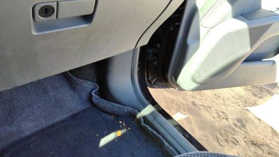 07-10 Nissan Sentra Passenger Right Lower Kick Trim Panel Oem Black W