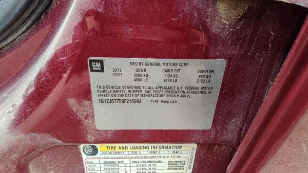 2009 Chevrolet Malibu Spindle Knuckle Front LH Chevy — photo 4