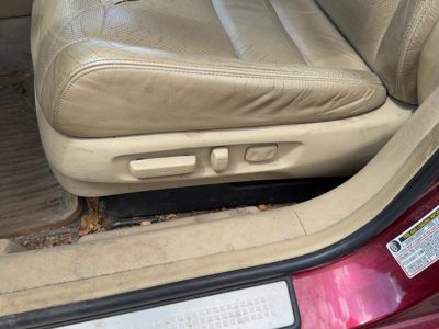 2004-2006 Acura Tl Driver Left Side Power Seat Switch With Trim Panel Oem Tan C