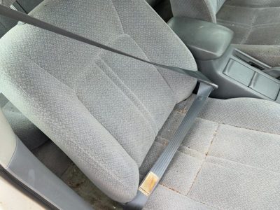 00-01 Camry Passenger Right Front Seat Belt Retractor Shoulder Bucket Gray Fb19