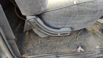 87-89 F250 Pickup Passenger Right Side Seat Trim Panel Oem Gray