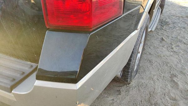 07-17 Expedition Passenger Right Upper Bumper Moulding Corner Panel Ua Black — photo 2