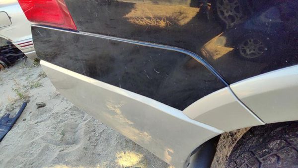 07-17 Expedition Passenger Right Upper Bumper Moulding Corner Panel Ua Black — photo 3