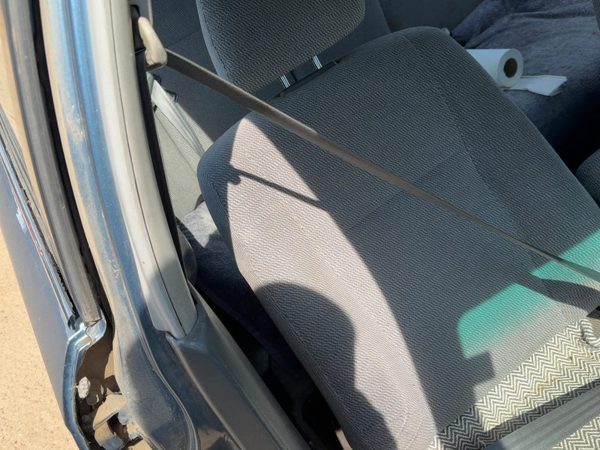 96-00 Honda Civic Passenger Right Front Seat Belt Retractor Oem Shoulder Gray F — photo 4