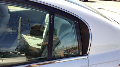 02-06 Nissan Altima Driver Left Rear Vent Window Back Door Glass With Frame Oem