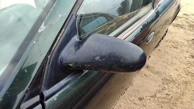 1996-2001 Saturn Sl1 Driver Left Side Mirror Door Mounted Manual Cable Oem Green
