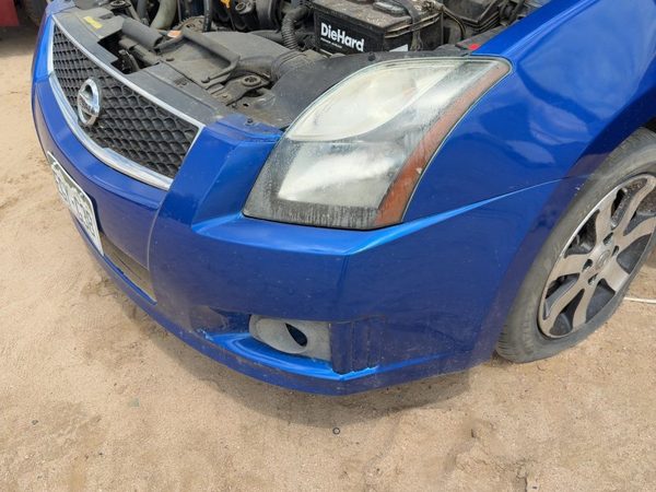 2007-2012 Nissan Sentra Front Bumper Cover Assembly Oem 2.0L Fog Lamps Blue B17 — photo 10