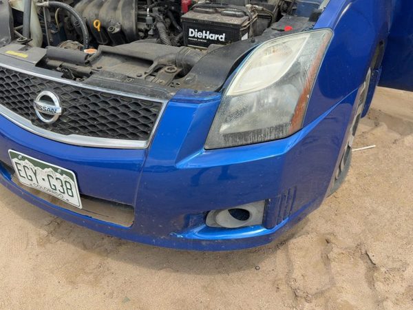 2007-2012 Nissan Sentra Front Bumper Cover Assembly Oem 2.0L Fog Lamps Blue B17 — photo 9