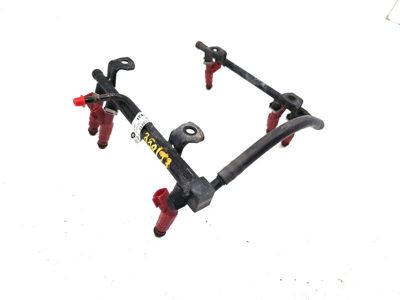 2000-2003 Dodge Ram 1500 Complete Fuel Rail With Injectors Set Loaded Oem 3.9L