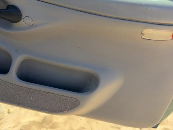1997-1998 Ford F150 Passenger Right Front Door Trim Panel With Switches Gray F2 — photo 2