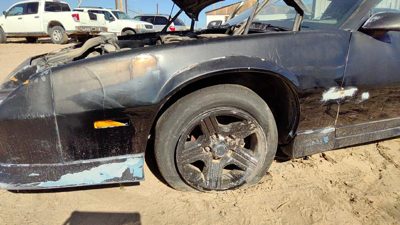 1982-1990 Chevy Camaro Driver Left Front Fender Oem Black 12391261