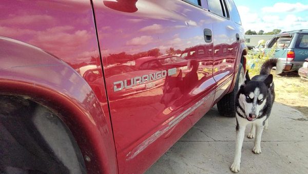 2000 Dodge Durango Front Door LH Red — photo 5